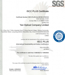 祝賀深圳鑫山姆光學(xué)有限公司2023年快速通過SGS-ISCC-PIUS認證